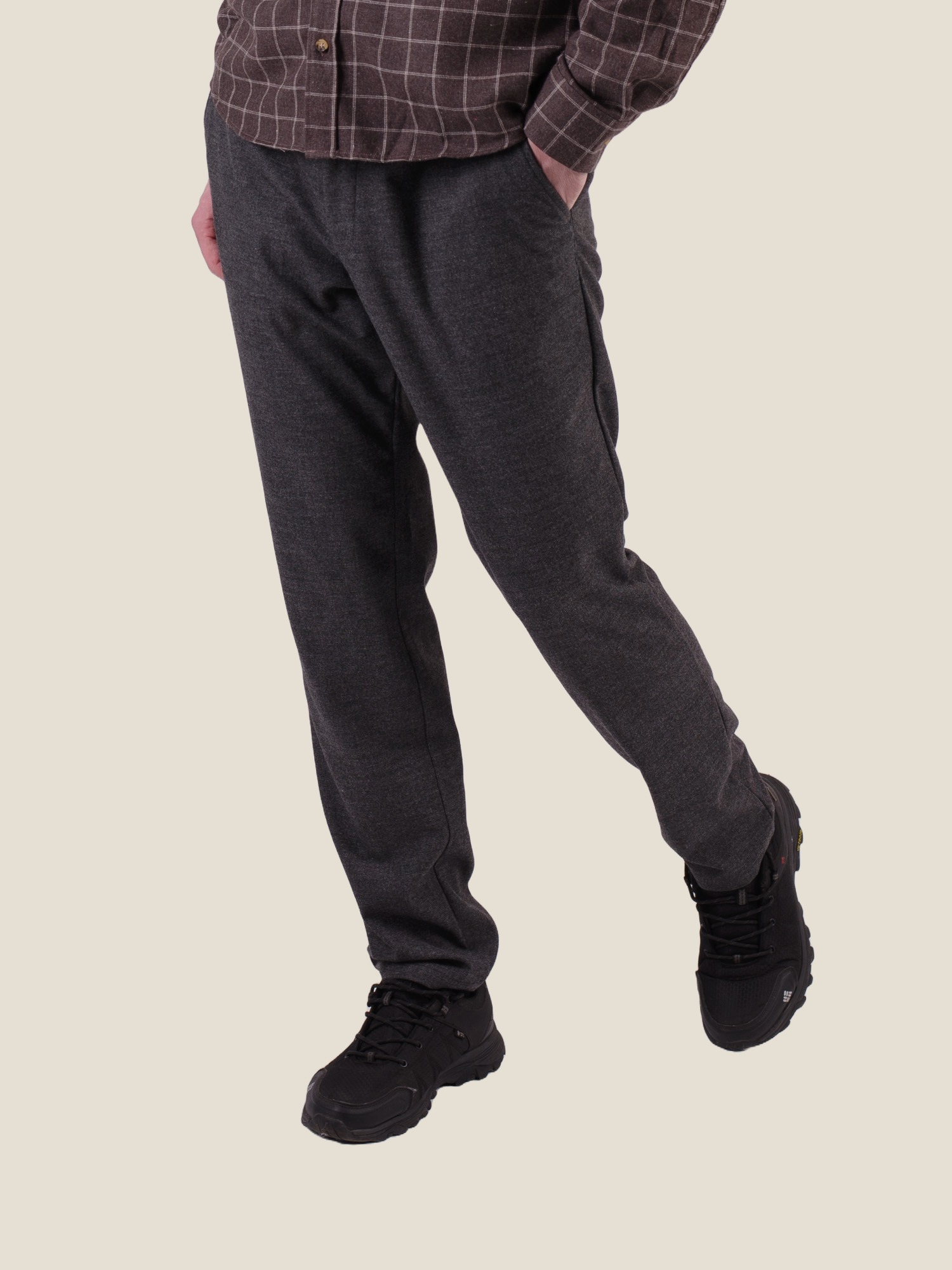 Вовняні брюки сірі